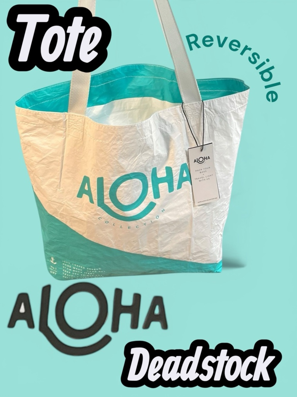 Aloha Collection Reversible Tote with Retired Print
